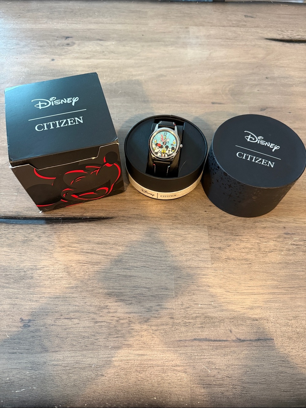 Citizen Eco-Drive Disney Sensational Six watch.  (Model: AW1235-06W)